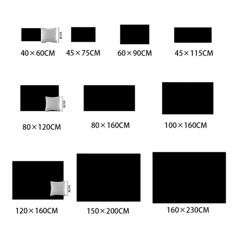 VIKAMA Crystal Pile Carpet Abstract Rectangular Living Room Bedroom Hotel Children's Room Washable Dirty Resistant Non-Slip Rugs