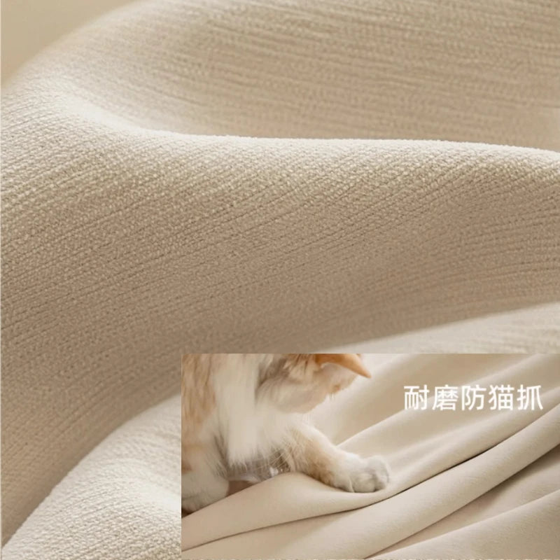 Custom Size S Wave Fold Curtains for Living Dining Room Modern Thick Chenille Blackout Bedroom White Tulle Window Decor Fashion