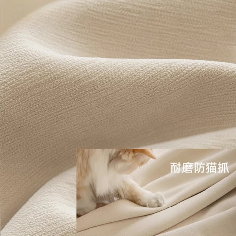 Custom Size S Wave Fold Curtains for Living Dining Room Modern Thick Chenille Blackout Bedroom White Tulle Window Decor Fashion