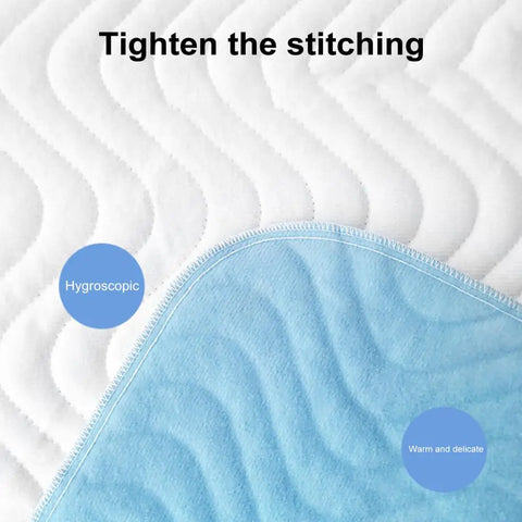 Washable Underpad for Bed Heavy Absorbency Reusable Incontinence Pads for Kids Adult Elderly And Pets Waterproof Protective Pad