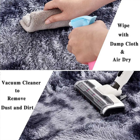 Gray Carpet for Living Room Plush Rug Bed Room Floor Fluffy Mats Anti-slip Home Decor Rugs Soft Velvet Carpets Kids Room Blanket