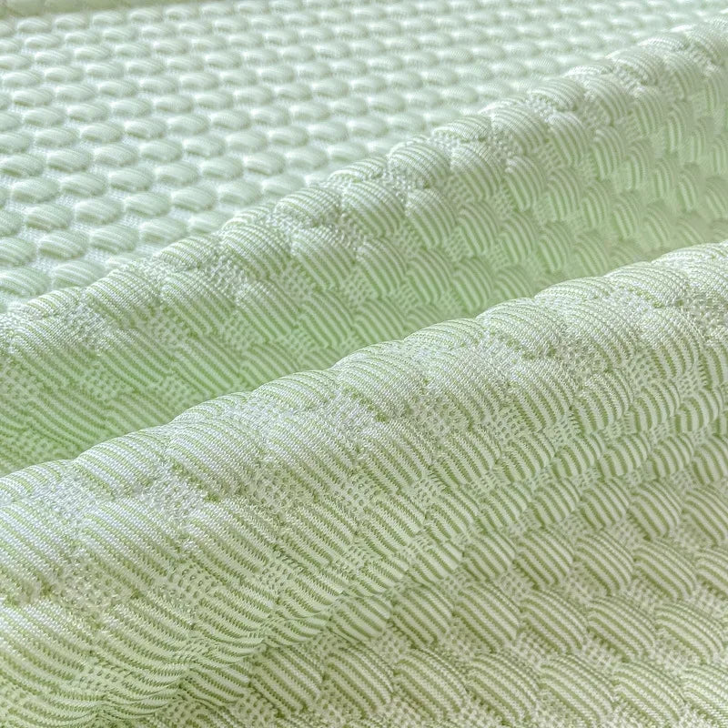 Summer Cooler Latex Bed Fitted Sheet Set Soft Air-conditioning Mat Bed Skirt Washable Solid Anti-slip Mattress Protector Cover