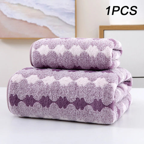 Thickening High quality bamboo charcoal coral velvet fiber bath towel Super Absorbent And Quick Drying Bath Towel Bathroom Use