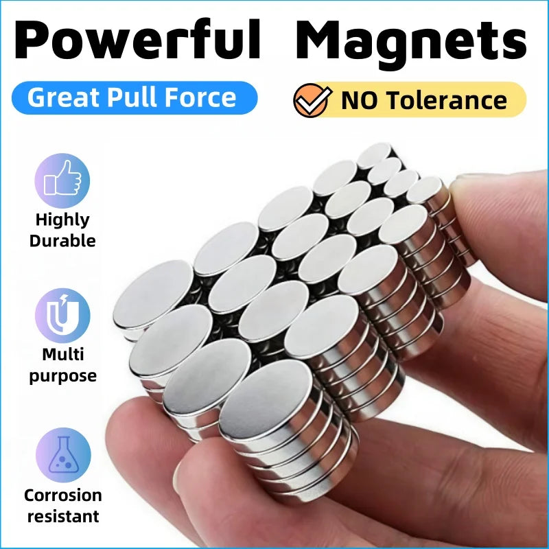 Super Powerful Magnets Strong Disc Magnets for Fridge, Building, Education,DIY, Craft, 4x3 5x2 5x3 6x3 8x2 10x2 10x3