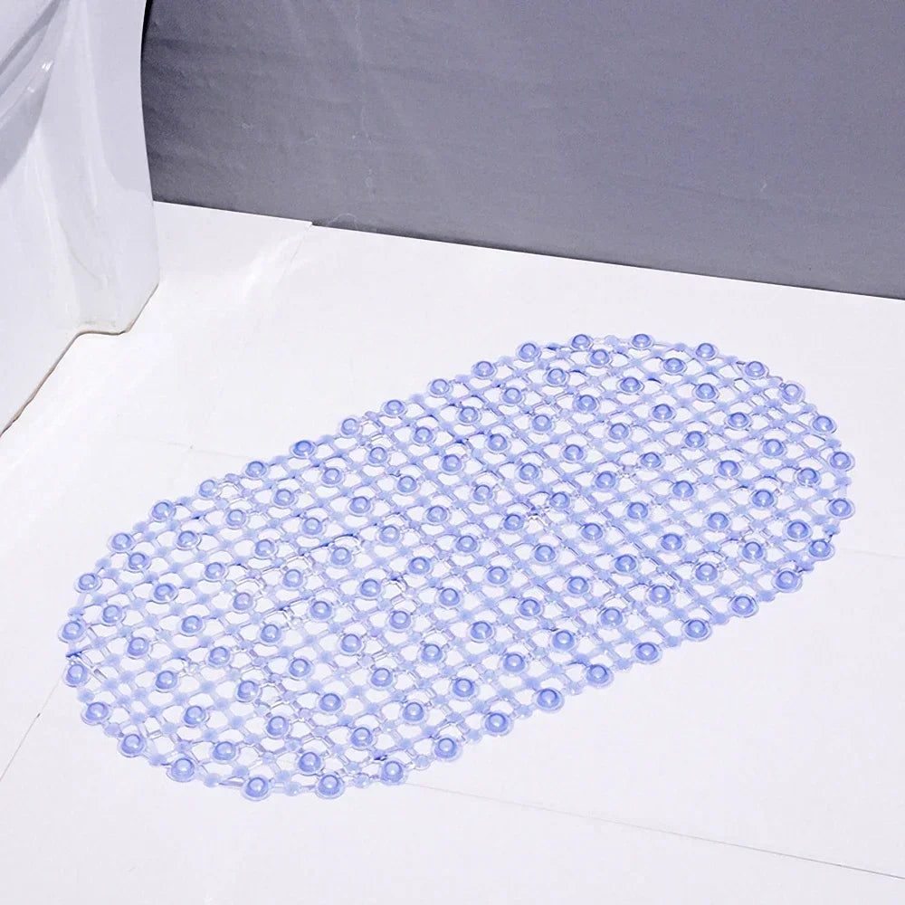 Hot PVC Anti-skid Bath Mats Soft Anti-slip Shower Mat Massage Mat with Suction Cup Non-slip Bathtu Bath Mat Bathroom Accessories