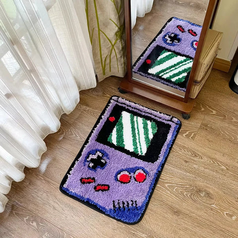 VIKAMA Imitation Cashmere Game Controller Carpet For Living Room And Bedroom, Slip-Resistant And Soft, Suitable For Home Decor