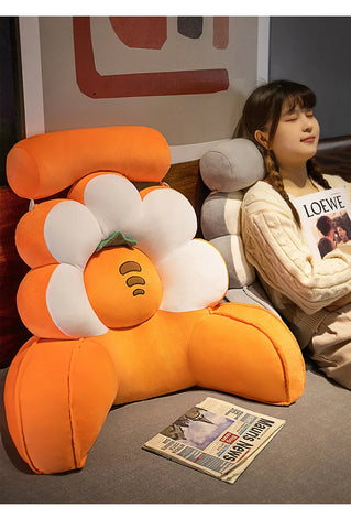 Bedside cushion pillow, office waist cushion, pillow, sleeping, reading, playing with mobile phone tools