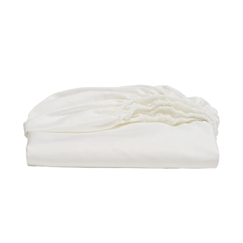 Luxury 800TC Egyptian Cotton Fitted Sheet with Elastic Band High End Mattress Cover for Single Double Queen King Size Bedsheet