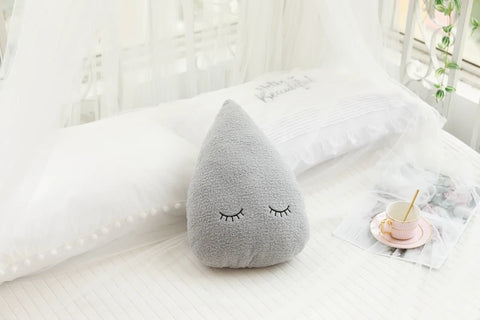 Hot Stuffed Cloud Moon Star Raindrop Plush Pillow Soft Cushion Toys For Children Baby Kids Girl Christmas Gift Room Car Decor