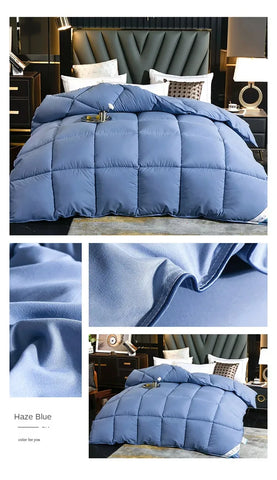 Anti-feather cloth 95 white goose down duvet silent winter quilt warm hotel gift quilt quilt core for home use