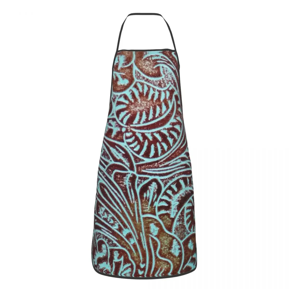 Custom Bib Vintage Black And Brown Stitched Leather Aprons Men Women Adult Chef Kitchen Cooking Medieval Style Tablier Cuisine