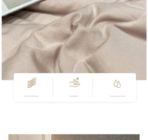 Japan Style Summer Quilt Soft Breathable Quilted Duvet Queen Skin Friendly WashableThin Comforter Lightweight Blanket 180x220