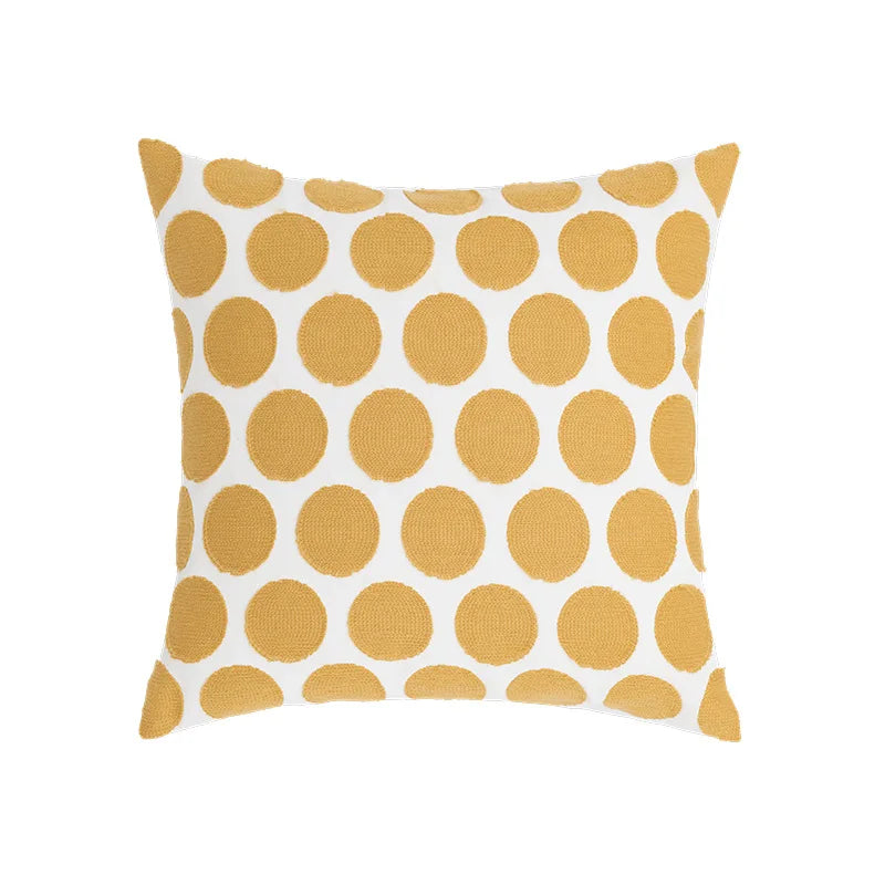 наволочки новог Cushion Cover Daisy Yellow Floral Geometric 45x45/30x50cm Blue Embroidery Soft Cozy Pillow Cover for Living Room