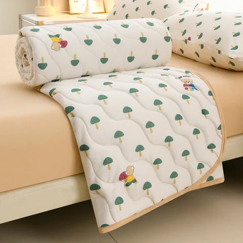 New Floral Print Spring Summer Quilt Soft Comfortable Quilted Quilts Single Double Blanket for Bed Comforter Knitted Thin Duvet