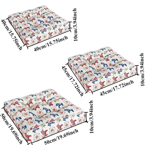 Floor Pillow Soft High Resilience Seat Cushion for Garden Sofa Chair Decor Office Dorm Study Room Chair Pad 부드러운 방석을 두껍게 하다