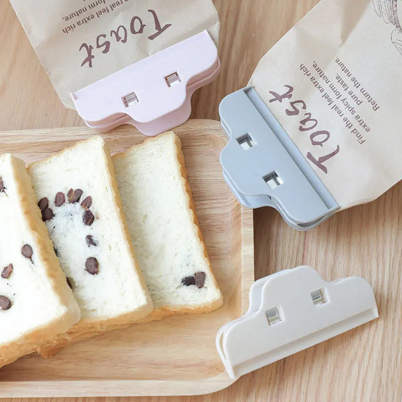 6 Pcs Large Sealing Clamp, Home Kitchen Food Snack Storage Seal Bag Clips, Chip Clips Bag Clips Food Clip