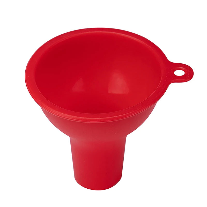 7CM Silicone Wide-Mouth Funnel Wide Mouth And Large Diameter Funnel Pour Oil Milk Powder Beans Dispense Funnel Kitchen Tool