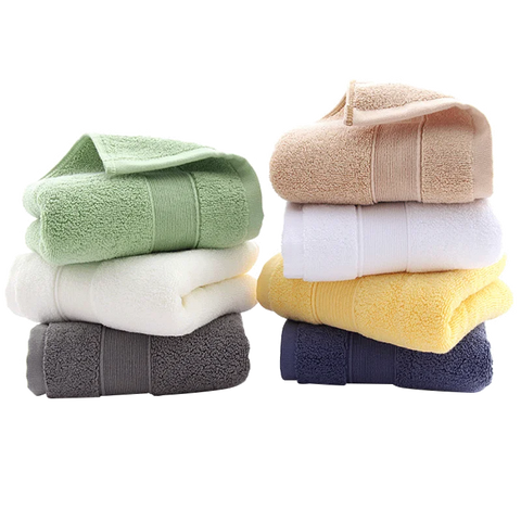 Cotton Towel Bathroom Face Towel Strong Absorbent Soft Non-shedding Adult Towel Thickened Box in Two Packs