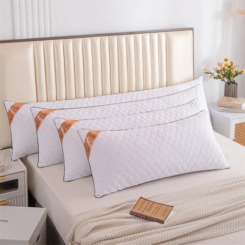White Pillow Core Home Soft Filling Cushion 48x100/48x120/48x150/48x180 Lengthen Pillows Quilted Sleeping Cushions almohada