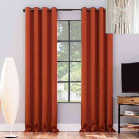 Yellow Blackout Curtains With Black TPU Interlining Thin and Light Drapery Panel for Bedroom Meetingroom Share Room Office