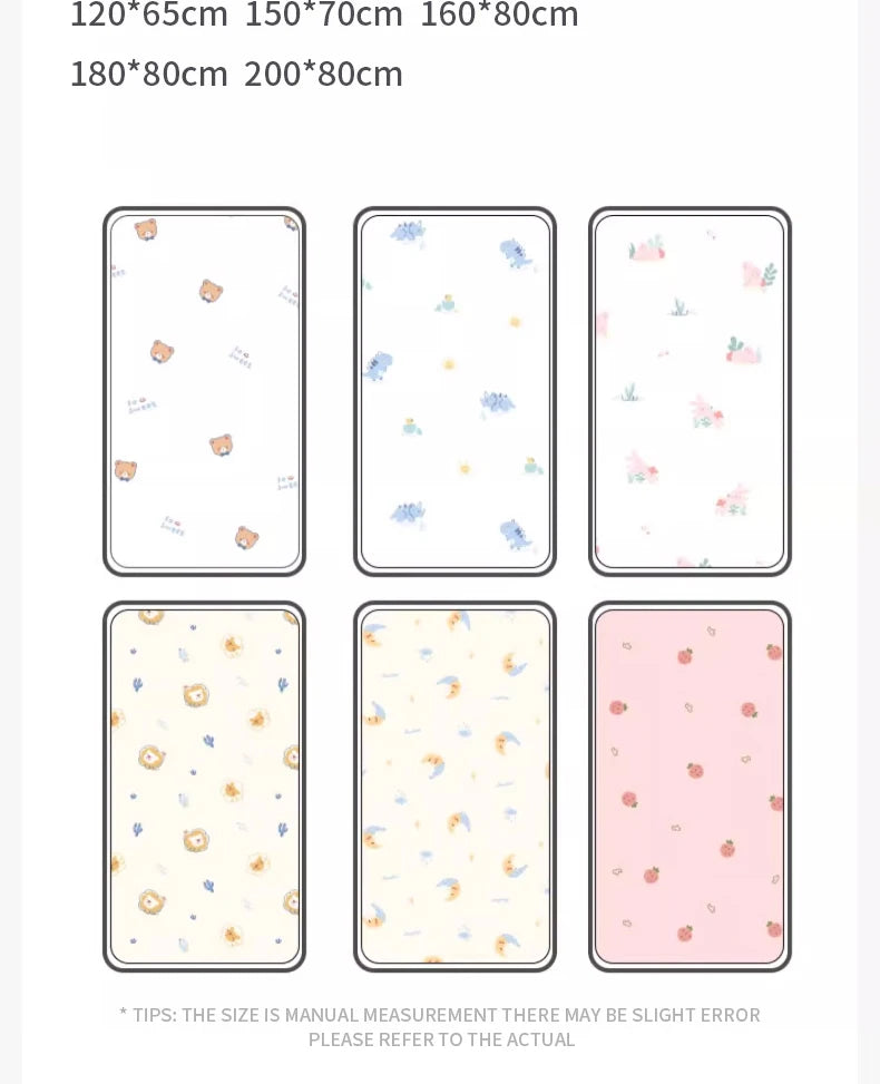 120x60cm Baby Crib Fitted Sheet For Newborn Soft Bed Cot Mattress Cover Boy Girl Toddler Bedding Allow Custom Make