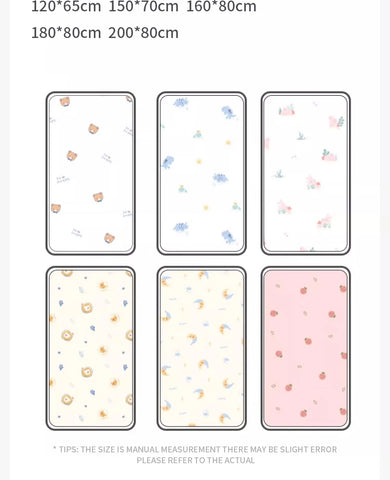120x60cm Baby Crib Fitted Sheet For Newborn Soft Bed Cot Mattress Cover Boy Girl Toddler Bedding Allow Custom Make
