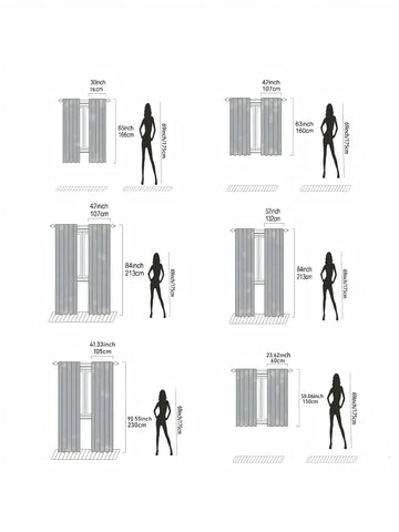 2pcs modern bamboo jacquard design printed curtains, pole bag curtains, home decoration, room decoration