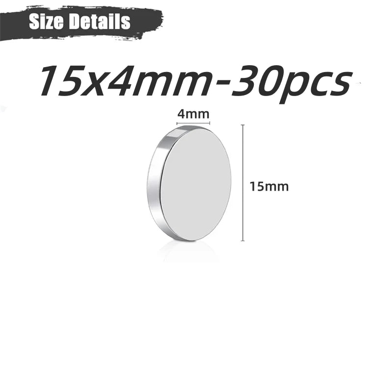 Round magnet Home Decoration Accessories For Fridge, DIY, Projects, Office 6x2 10x2 10x4 15x2 15x4 20x2 20x4