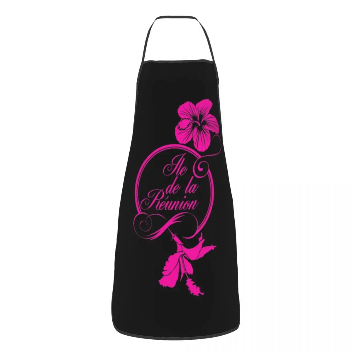 Custom Bib Kreol 974 Reunion Island Apron Men Women Unisex Adult Chef Kitchen Cooking Tablier Cuisine Painting