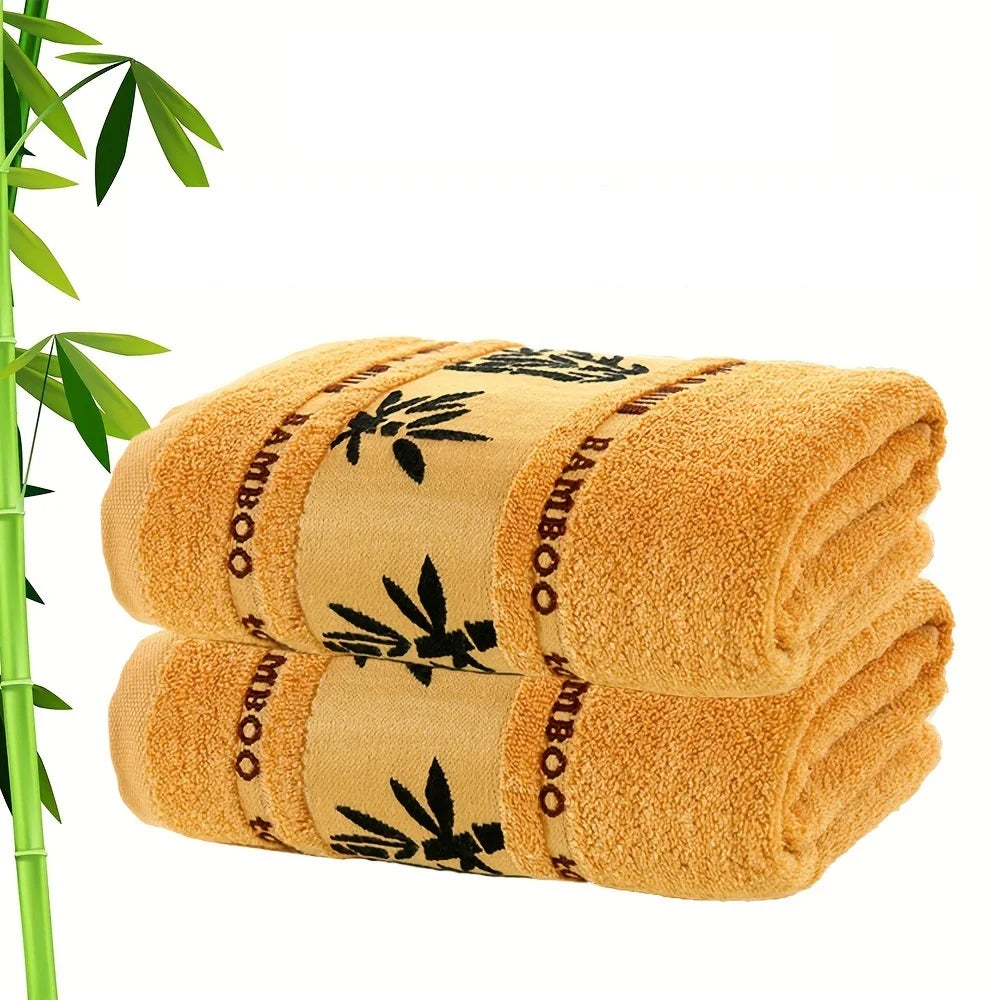 Set of 1/4/6 Bamboo Fiber Towels Sets Home Bath Towels Adults Face Towel Thick Absorbent Luxury Bathroom Towels Toalha De Praia