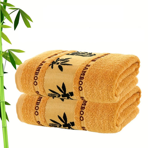 Set of 1/4/6 Bamboo Fiber Towels Sets Home Bath Towels Adults Face Towel Thick Absorbent Luxury Bathroom Towels Toalha De Praia