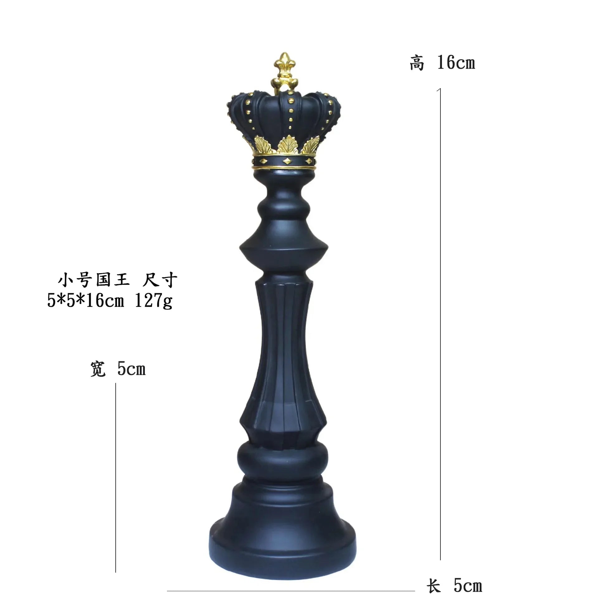 Resin Retro International Chess Figurine for Interior King Knight Sculpture Home Desktop Decor Living Room Decoration