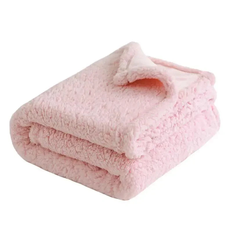 Winter Warm Thickened King Size Blanket 100% Waterproof And Stain Resistant-blanket Cozy Shaggy Blanket Couple Romantic Blanket