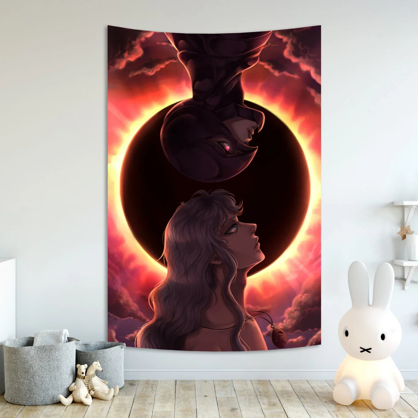 Anime Berserk Sacrifice Tapestry Hanging Printed Home Room Bar Cafe Aesthetic Art Wall Decor