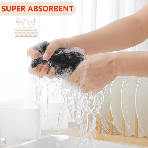 1/4PCS 100% Cotton Waffle Weave Kitchen Dish Cloths, Ultra Soft Absorbent Quick Drying Dish Towels