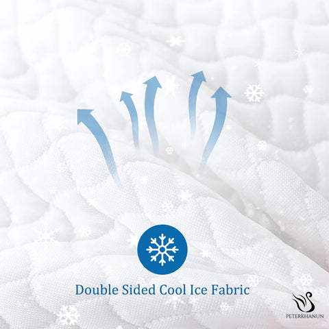 Peter Khanun Super Cooling Pillow for Summer Orthopedic Cervical Pillows U-Shaped Memory Pillow for Side Stomach Sleeper