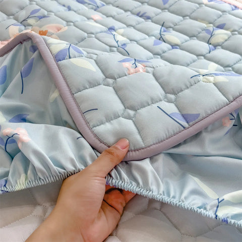 1pc Thicken Bed Cover Printed Bedspread Adulst Kids Room Bed Linen Skin-friendly Mattress Protector 침대커버 (No Pillowcase)