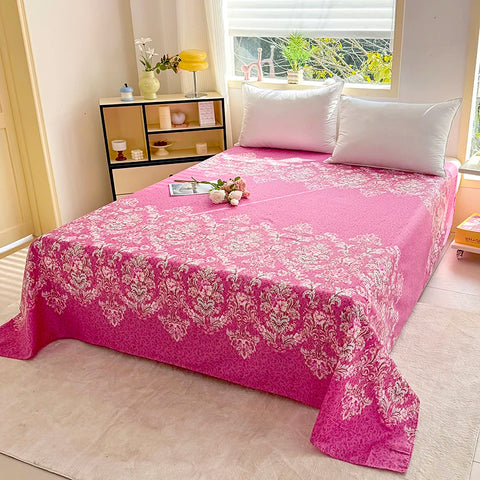 A printed sheet, soft and comfortable breathable bedding for bedrooms, guest rooms, all seasons