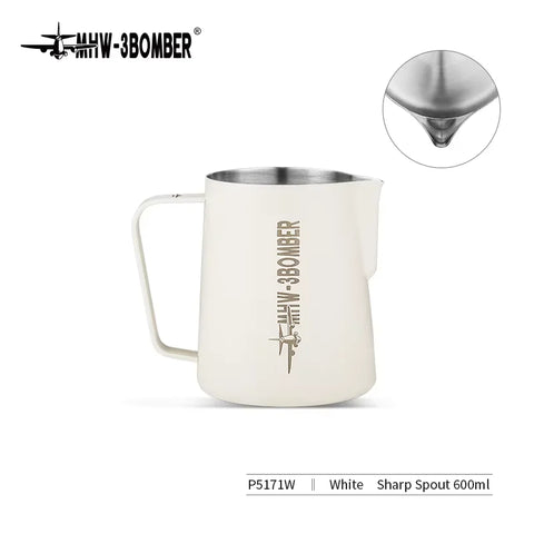 MHW-3BOMBER 3.0 Milk Frothing Pitcher 450/600ml Stainless Steel Steam Milk Pitcher Jug for Espresso Latte Art Coffee Accessories