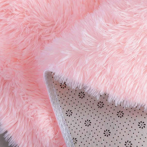 Gray Carpet for Living Room Plush Rug Bed Room Floor Fluffy Mats Anti-slip Home Decor Rugs Soft Velvet Carpets Kids Room Blanket