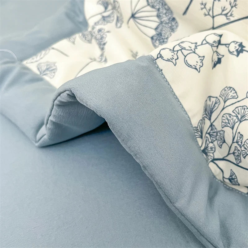 Printed Thin Duvet Skin-friendly Comforter 100x150cm for Kids Quilt Soft Bedspread Summer Blanket edredones (No Pillowcase)