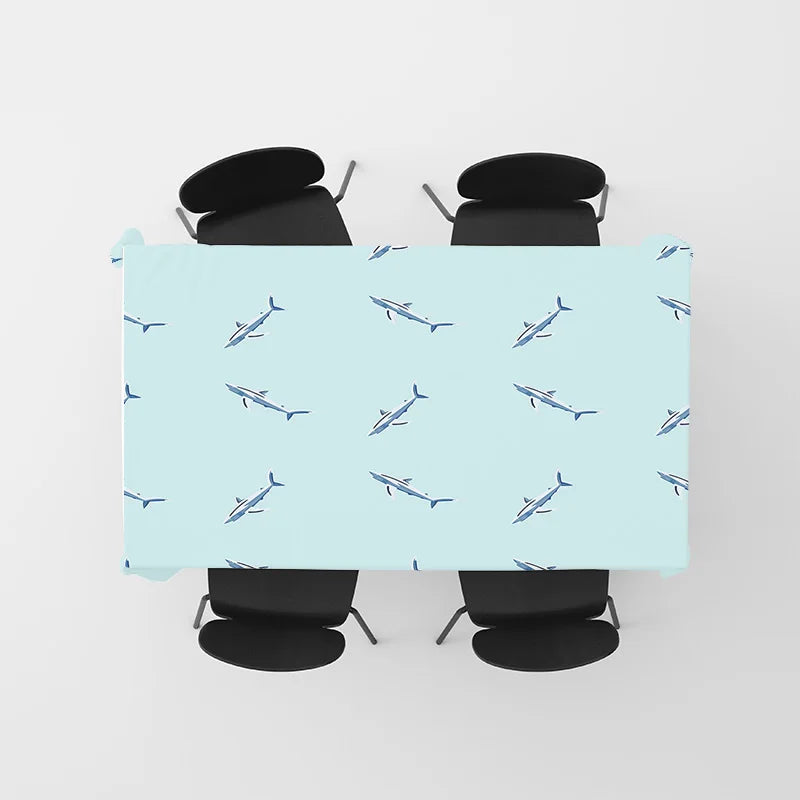 Blue Shark Tablecloth Decorative Modern Kitchen Dining Room Table Cover Home Textiles on AliExpress.comWorld's Largest Online Sh