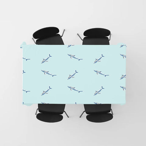 Blue Shark Tablecloth Decorative Modern Kitchen Dining Room Table Cover Home Textiles on AliExpress.comWorld's Largest Online Sh