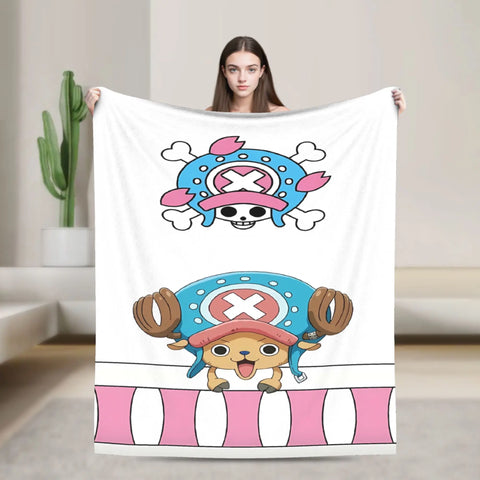 Japanese Adventure One Anime Piece-e Super Soft Blanket  Girls Boys Plush Bedding Couch Bed Flannel Bedspread Sofa Bed Cover