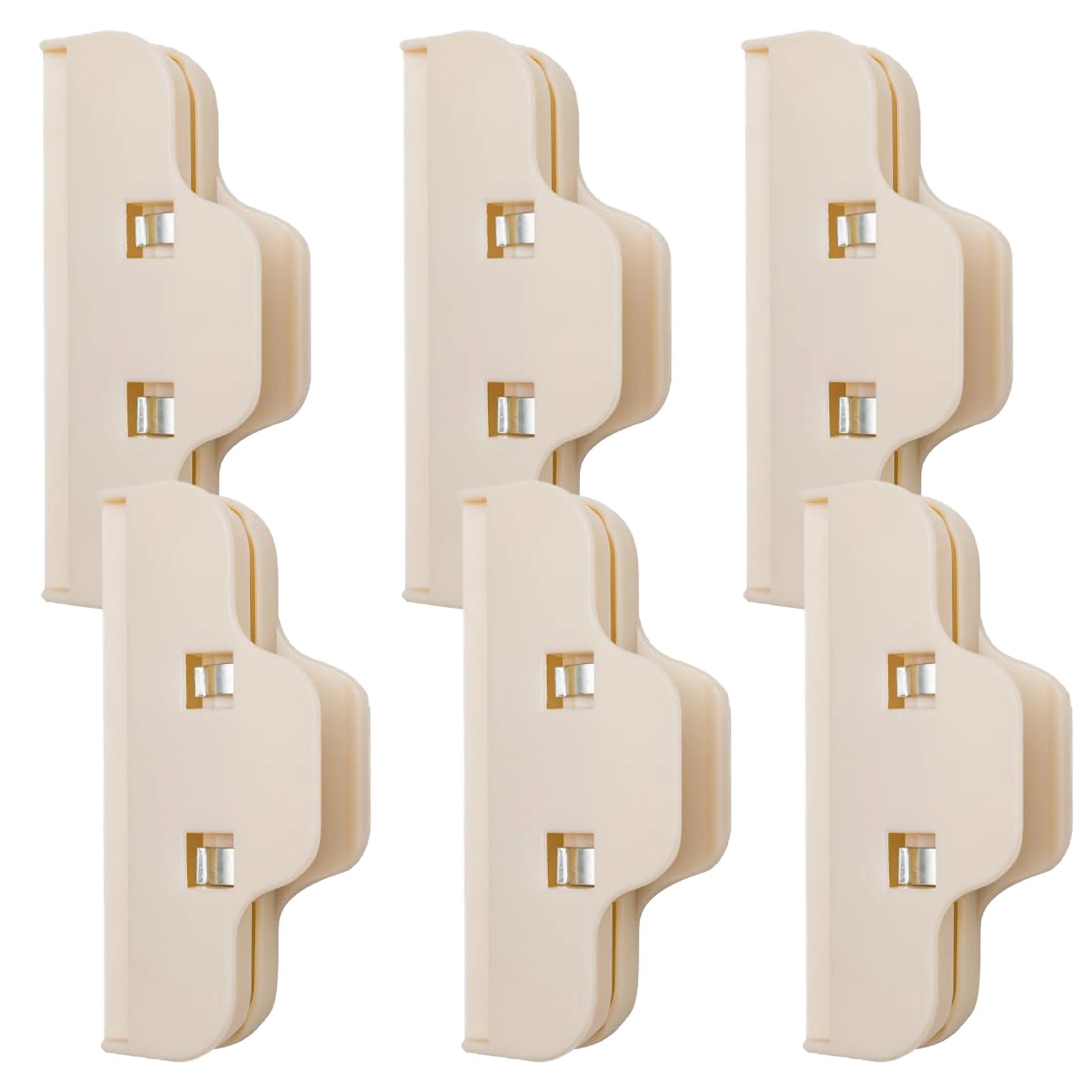 6 Pcs Large Sealing Clamp, Home Kitchen Food Snack Storage Seal Bag Clips, Chip Clips Bag Clips Food Clip
