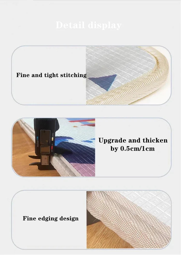 200*180cm Large Size Cartoon Baby Play Mat Xpe Puzzle Children's Mat Baby Climbing Pad Kids Rug Baby Games Mat Toys for Children