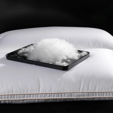 Premium Down Sleeping Pillow 95% Goose Down Fill 1200TC - 50x70cm 50 to 70cm Pillow Down Bed Luxury