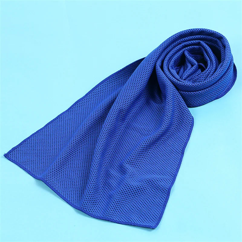 Cooling Towel Workout Towel Ice, Microfiber Towel Soft Breathable Chilly Towel for Sports Yoga Gym Outdoor Ice Towel for Neck