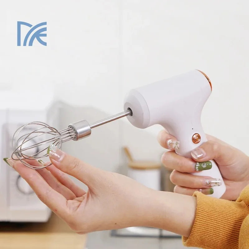 Portable Electric Hand Blender Automatic Egg Beater Food Mixer Cream Milk Foamer Coffee Maker Foam Blender Cake Baking Tool
