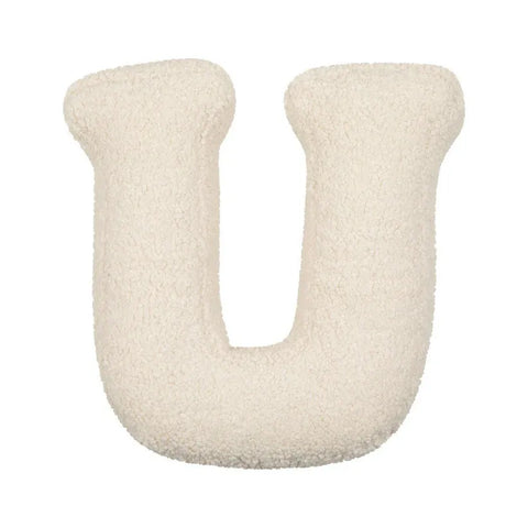 26 Lamb Wool Letter Children's Toy Bedroom Sofa Decoration Pillow Toddler Sleep Soothing Pillow Cushion Pillow Background Set
